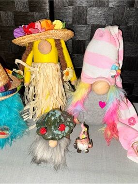 Handmade Gnomes - Set of 5